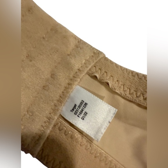Seamless Tan Bra Auden 40 D Everyday Bra Comfortable, minimalist, office - Picture 11 of 14